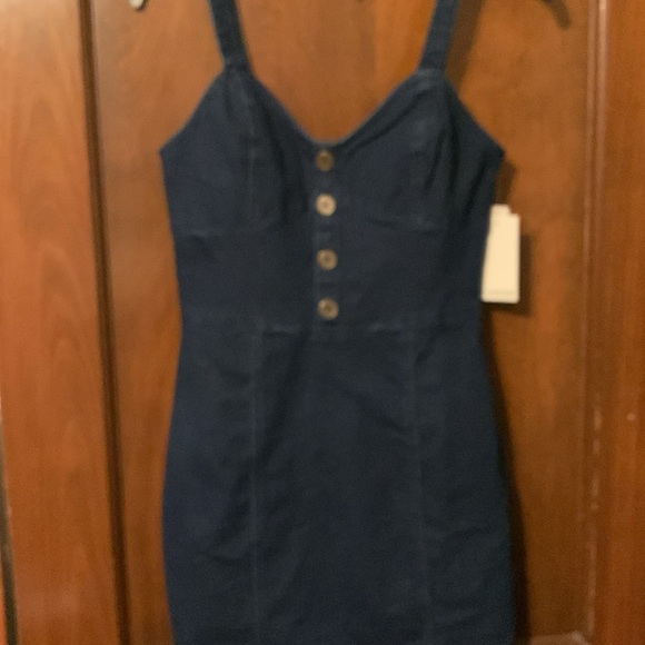 Brand new 7th & Hudson dark denim mini dress with zipper back 😍😍😍 - Picture 10 of 10